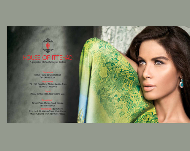 Ittehad Textiles Linen Collection 2013-14