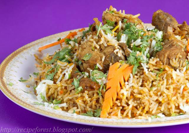 Kashmiri Chicken Biryani recipe