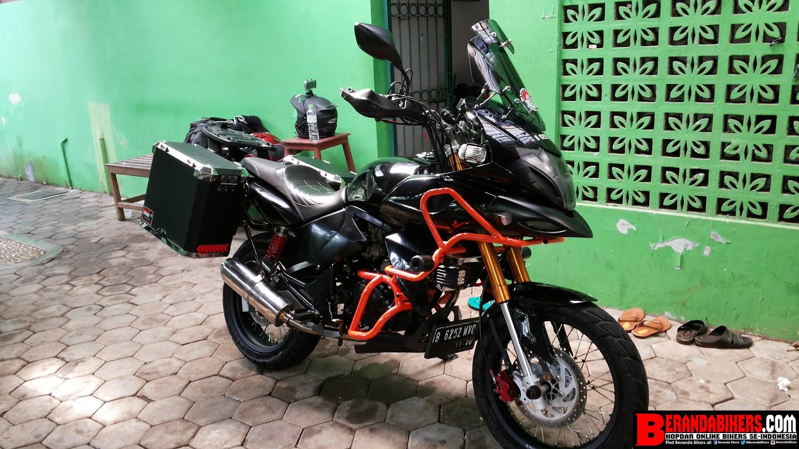 86 Modifikasi Motor Byson Adventure Terupdate Kempoul Motor