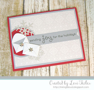 Sending Joy card-designed by Lori Tecler/Inking Aloud-stamps from Lawn Fawn