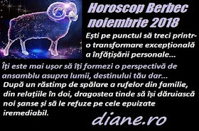 Horoscop Berbec noiembrie 2018