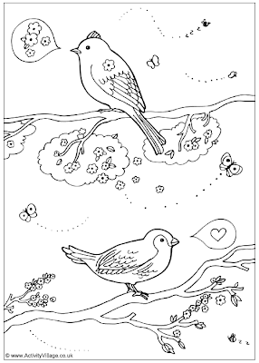 Spring Coloring Pages