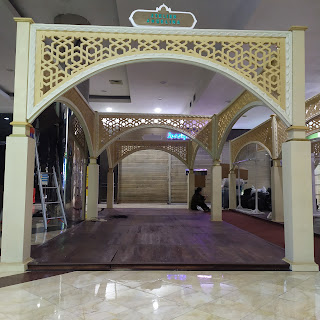 dekorasi event ramadan di mall