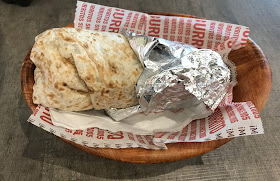 Burrito in foil wrapper 