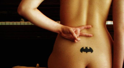 Batman Lower Back Tattoo