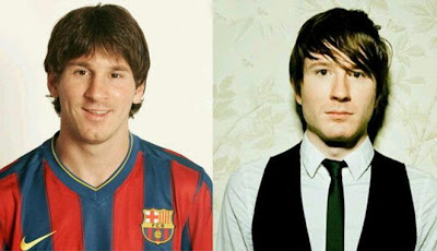 Lionel Messi dan Adam Young