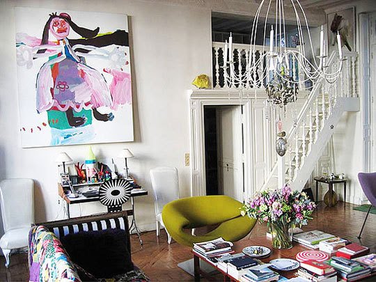 Christian Lacroix's apartment as it was prior to its sale,