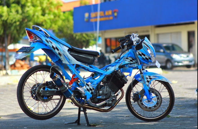 modifikasi motor satria fu 2016