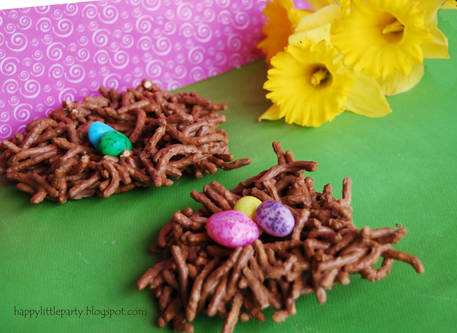 Happy Little Party: Kid Food Craft--edible Spring Bird nests