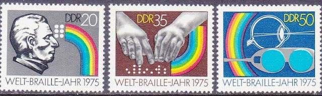 Germany DDR 1975 World Braille Year