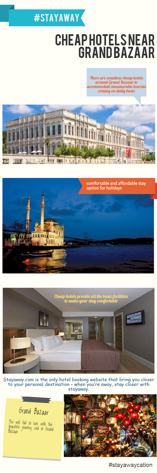 Cheap hotels near Grand Bazaar: comfortable and affordable stay option for holidays