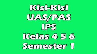 kisi-kisi uas ips kelas 4 5 6 semester 1