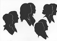 Collection of Silhouettes of a couple