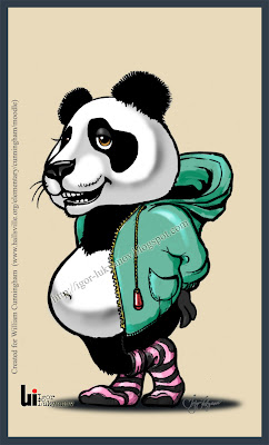 panda bear raster image by Igor Lukyanov