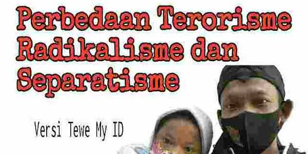 Perbedaan terorisme radikalisme