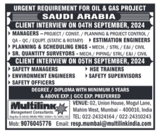 04 September 2024 - Assignment Abroad Times Gulf Vacancy Paper