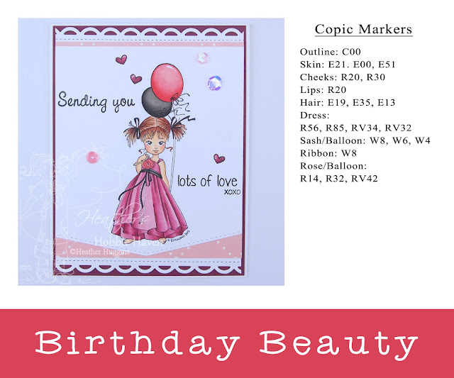 Heathers Hobbie Haven - Whimsy Stamps - Birthday Beauty Card Kit