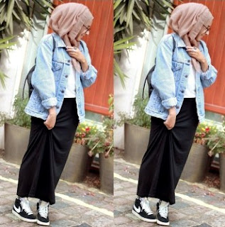 Contoh Model Baju Muslim Modis Dan Stylish Untuk Kuliah