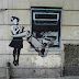 Banksy Graffiti Wall Art