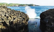 A Torism Object Angel`s Billabong beach Nusa Penida Bali