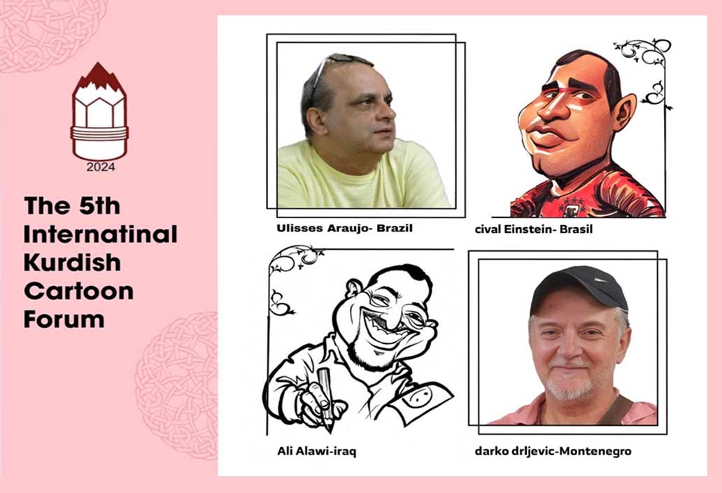 Jury of the 5th International Kurdish Cartoon Forum