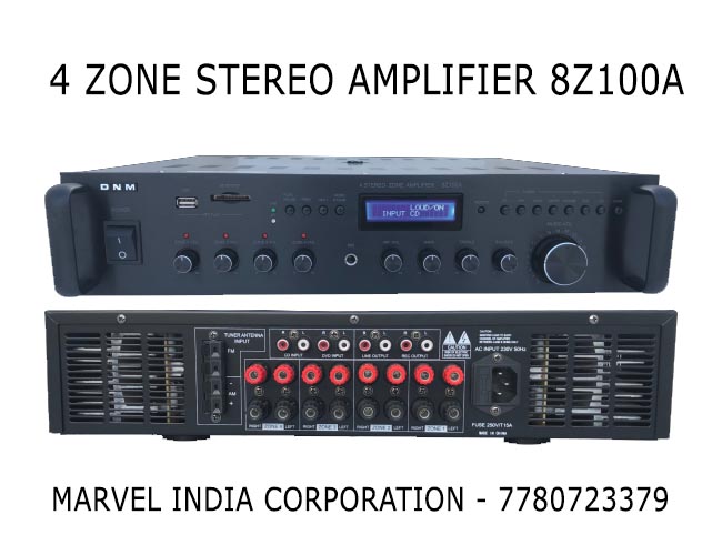 4 ZONE STEREO AMPLIFIER 8Z100A