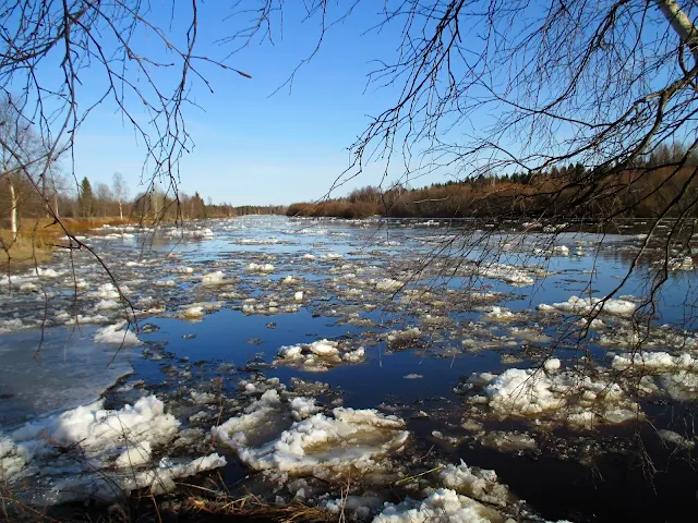 jäiden lähtö, kevät, joki, huhtikuu