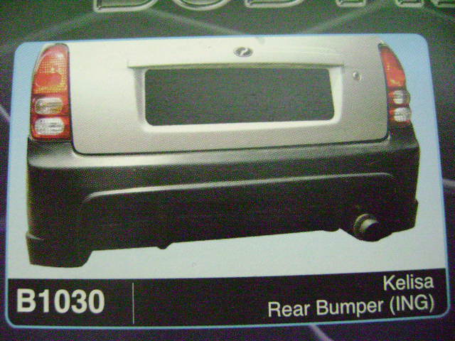 REV MOTORSPORT: perodua kelisa sport front bumper & rear 