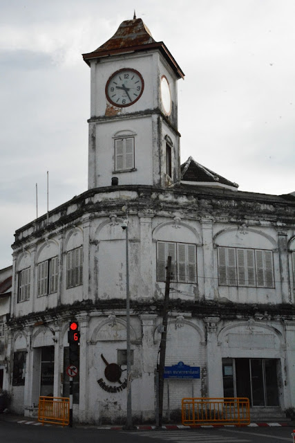 Phuket Town clock tower ruin