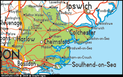 Essex Political Rregional Map