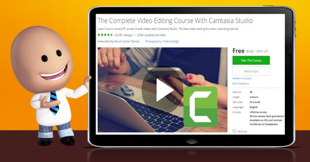 [100% Off] The Complete Video Editing Course With Camtasia Studio| Worth 120$