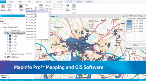 Thematic Map dengan MapInfo Professional