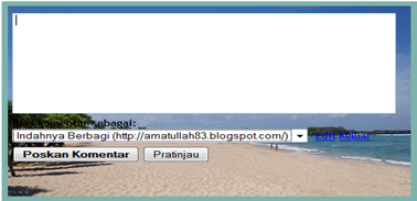 modifikasi formulir komentar blogger
