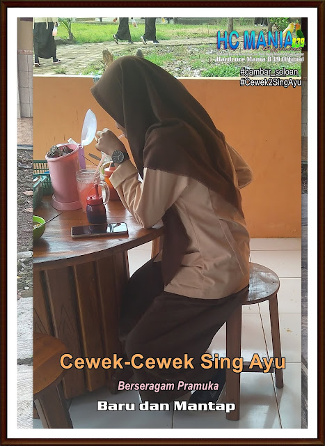 Gambar Siswa-Siswi SMA Negeri 1 Ngrambe Cover Pramuka - Buku Album Gambar Soloan Edisi 9.1