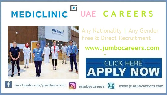 Latest jobs at Mediclinic Hospitals Abu Dhabi |  Mediclinic Middle East UAE Jobs and Careers 2023