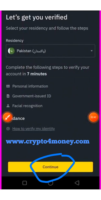 Create and Verify Binance account with Urdu or English I'd Card in Pakistan | Binance account creation and verification