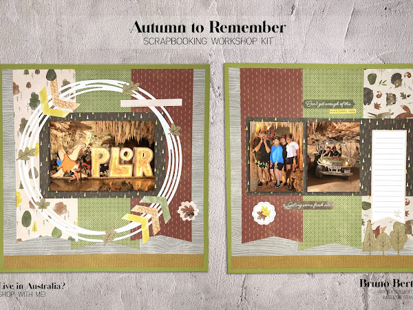 Scrapbooking in Real Time ⏰ 6 Stunning Layouts 🖼️ with the Autumn to Remember Kit 🍂 + Coordinating Add-Ons!