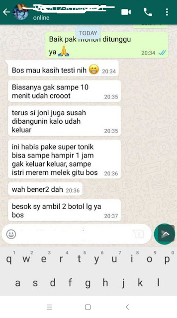 Testimoni TERBARU Madu Kuat Ereksi Madu Super Tonik Tahan Lama