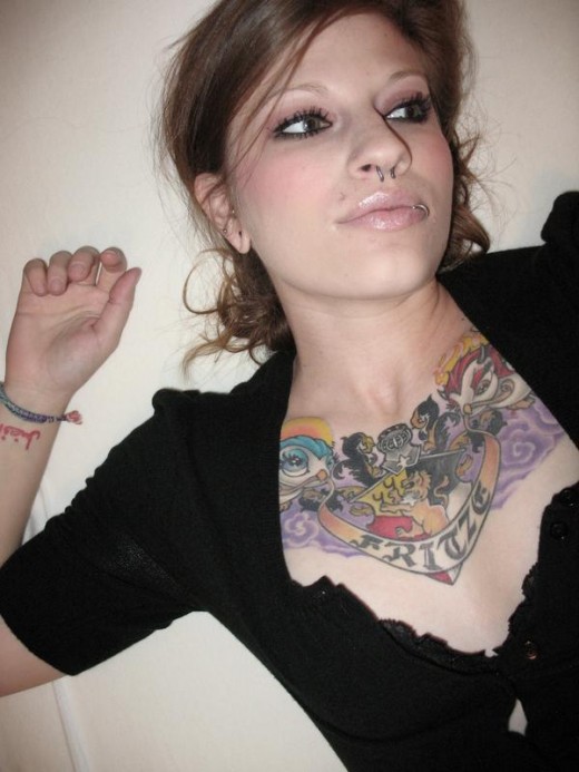 Tattooed Breasts for Girls