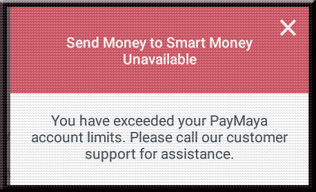 Paymaya Exceeded Account Limits Solution For Sending Money - 