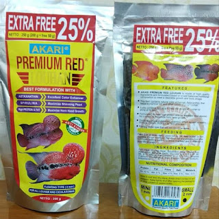 Pelet Akari Premium Red Louhan