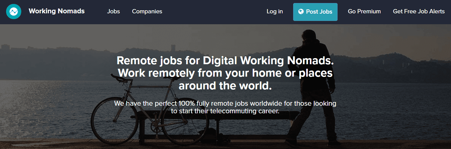 Working Nomads job board