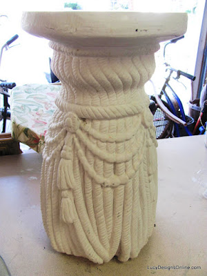 plaster pedestal