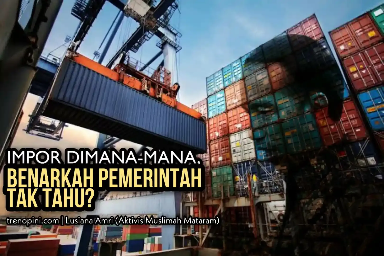 IMPORT, BENARKAH PEMERINTAH TAK TAHU?