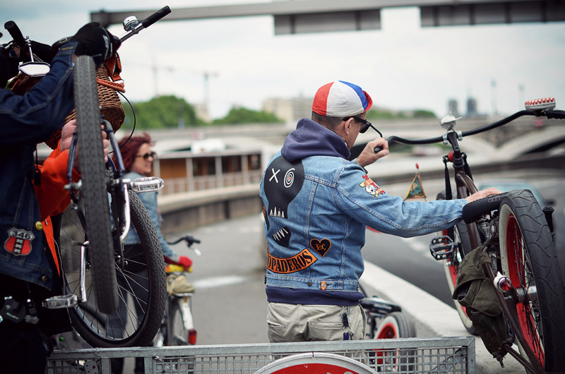 Chopaderos paris beachcruiser chopper lowrider schwinn limo stretch cruiser bike bicycle anniversary cruise 2013