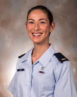 Air Force 2nd Lt. Natalie King, USU  School of Medicine Class of 2027.  (Photo credit: Tom Balfour, USU)