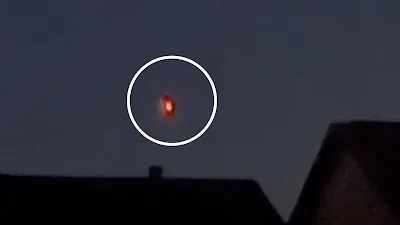 Fort Saskatchewan, Alberta, Canada Red UFO Phenomena.