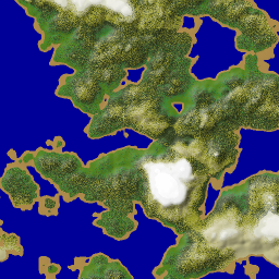 Generated map after wind spreads moisture from the west