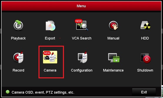 How to change the camera password of Hikvision device on NVR / DVR 3.0 version Local Menu?