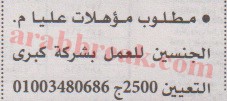 اهم وافضل الوظائف اهرام الجمعة وظائف خلية وظائف شاغرة على عرب بريك